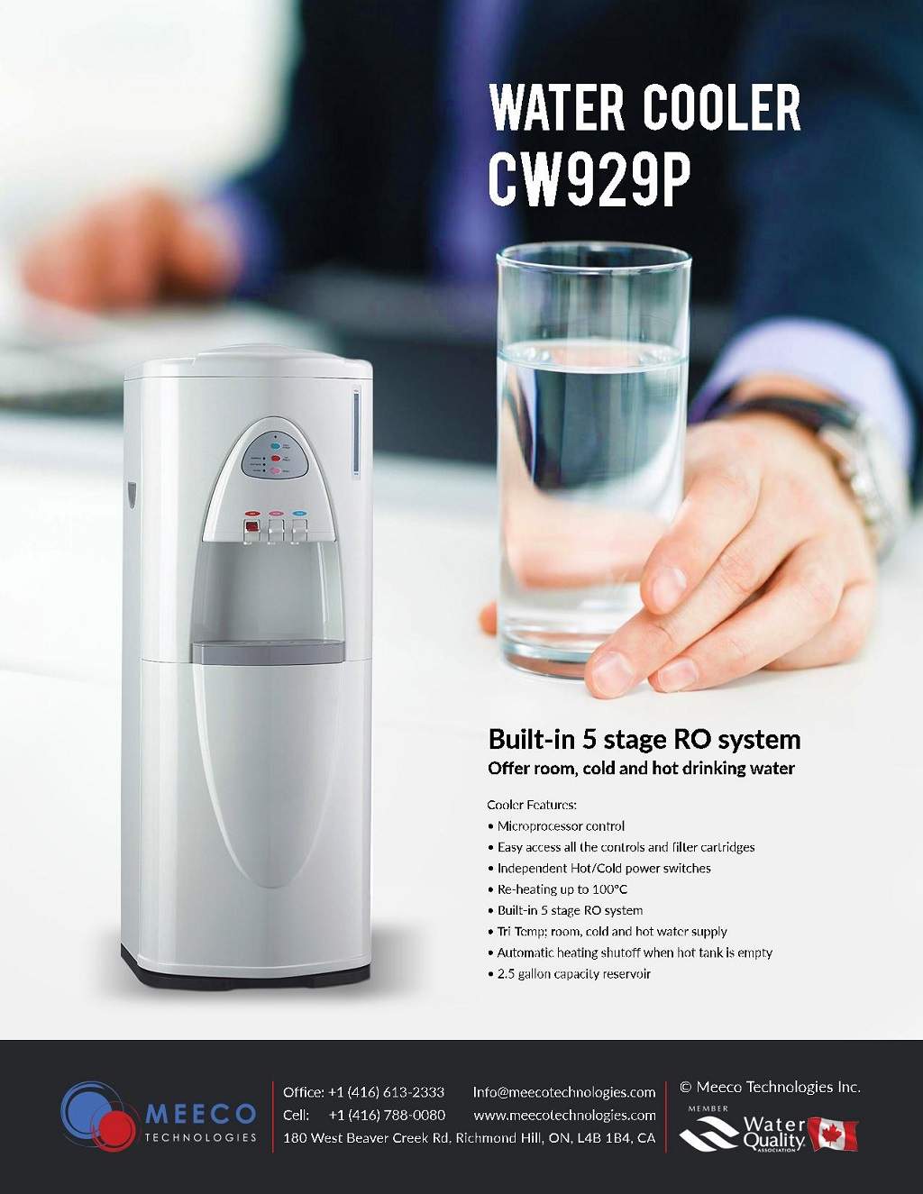 CW-929P Water Cooler