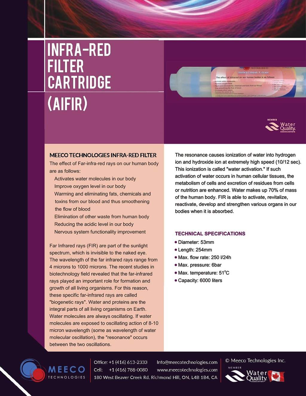 Far Infra-Red Filter